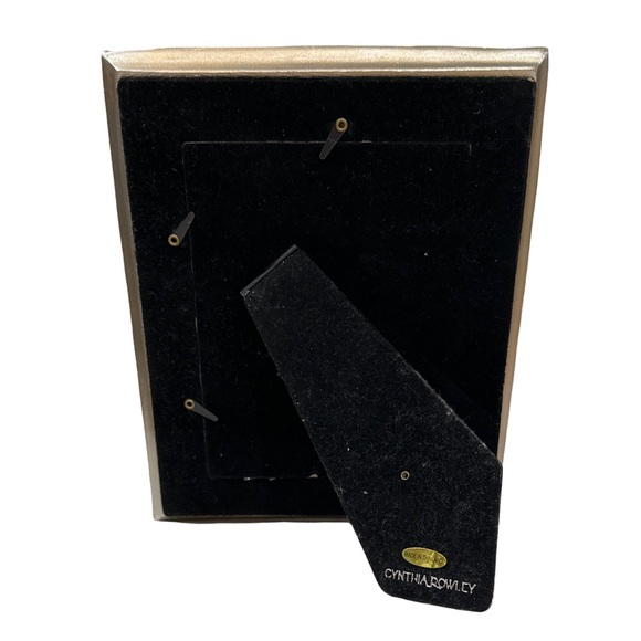 Cynthia Rowley Silver Ornate Picture Frame 5x7 Classic Baroque Scroll Design - Picture 2 of 2